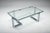 Vintage Coffee Table in Chrome and Glass, 1960s For Sale - Image 6 of 16