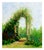 Floral Garden Archway Landscape With Roses by Marnie Dufau For Sale - Image 4 of 5