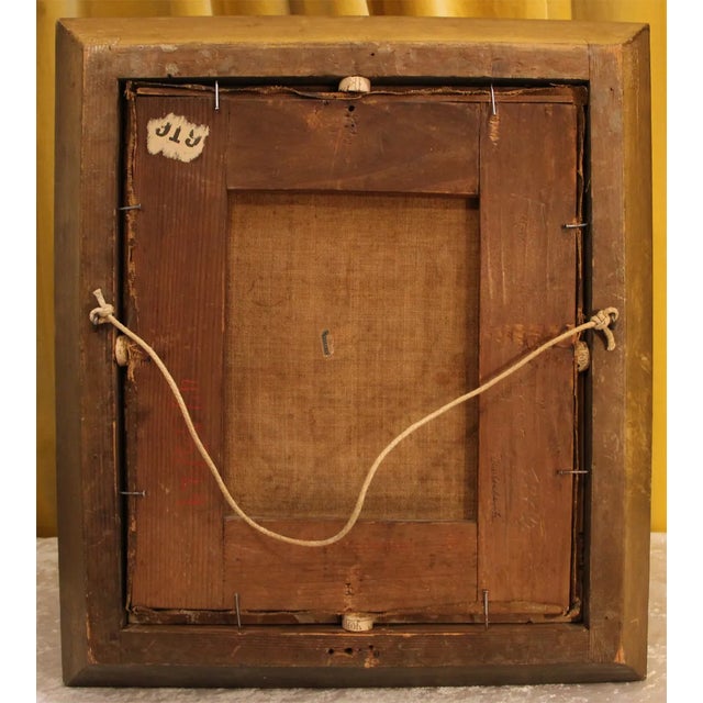 Biedermeier Portrait of an Woman, 19th Century, Oil on Canvas, Framed For Sale - Image 6 of 7