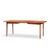 Jens Risom Mid Century Walnut Surfboard Expanding Dining Table With 2 Leaves For Sale - Image 11 of 13