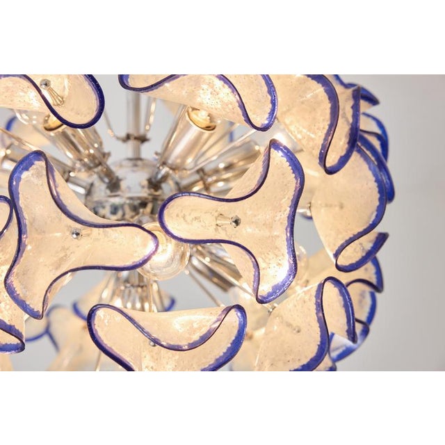 Glass Italian Pendant Light from Venini, 1960s For Sale - Image 7 of 8