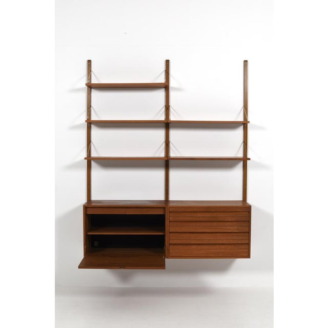 Mid-Century Scandinavian Teak Royal System by Poul Cadovius for Cado, Denmark, 1960s For Sale - Image 9 of 12