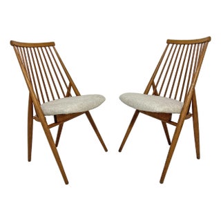 C. 1950s Thea Leonard for Nässjö Stolfabrik, Sweden Flamingo Chairs - A Pair For Sale