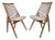 C. 1950s Thea Leonard for Nässjö Stolfabrik, Sweden Flamingo Chairs - A Pair For Sale