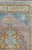 Textile Vintage Turkish Oushak Rug in Sky Blue, Lavender and Cognac Brown For Sale - Image 7 of 7