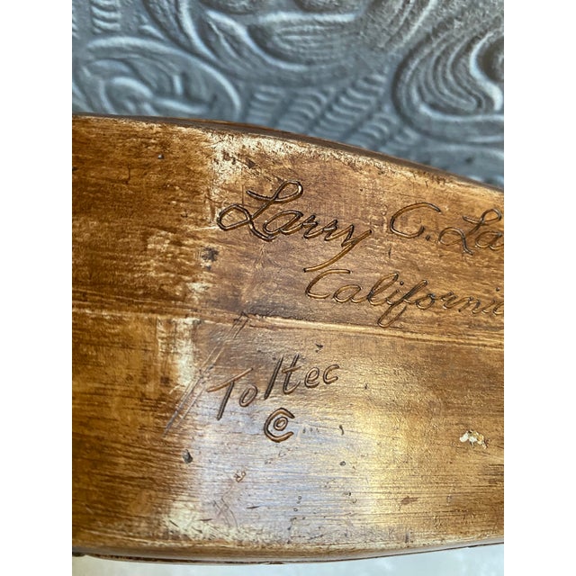 Vintage 1950’s Toltec Larry Larsen California Pottery Planter For Sale - Image 11 of 11