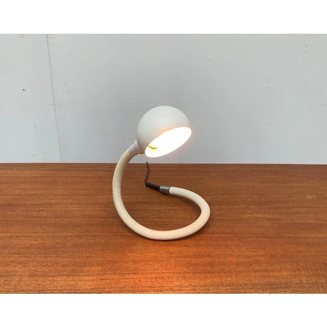 Vintage Italian Space Age Hebi Table Lamp by Isao Hosoe for Valenti Luce For Sale - Image 14 of 18