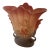 1950s Hull Pottery Pink Flower Vase Art Deco Double Handle For Sale
