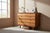 Restored Mid-Century Modern Walnut 4-Drawer Chest With Chrome Pulls For Sale - Image 13 of 18