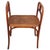 1900 - 1909 Early 20th Century Vienna Secession Bent Oak Bench W/ Side Arms Attributed to Fischel Söhne For Sale - Image 5 of 6