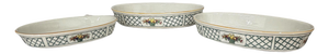1990s Villeroy & Boch Basket Pattern Oval Casserole Dish - Set of 3