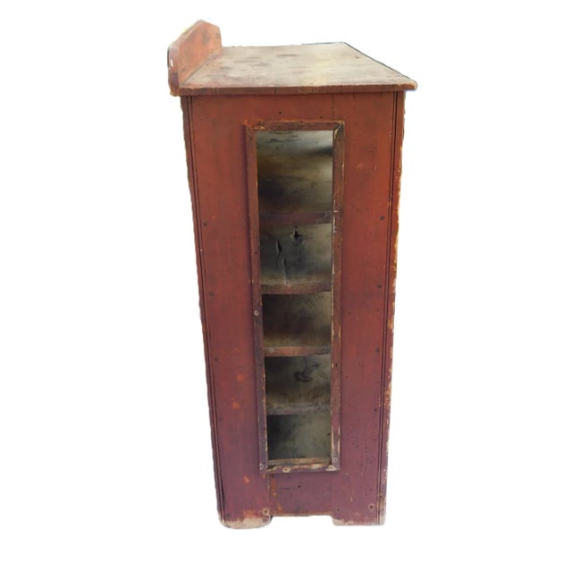Early 19th Century Mid-19th Century American Country Stenciled Pie Safe For Sale - Image 5 of 7