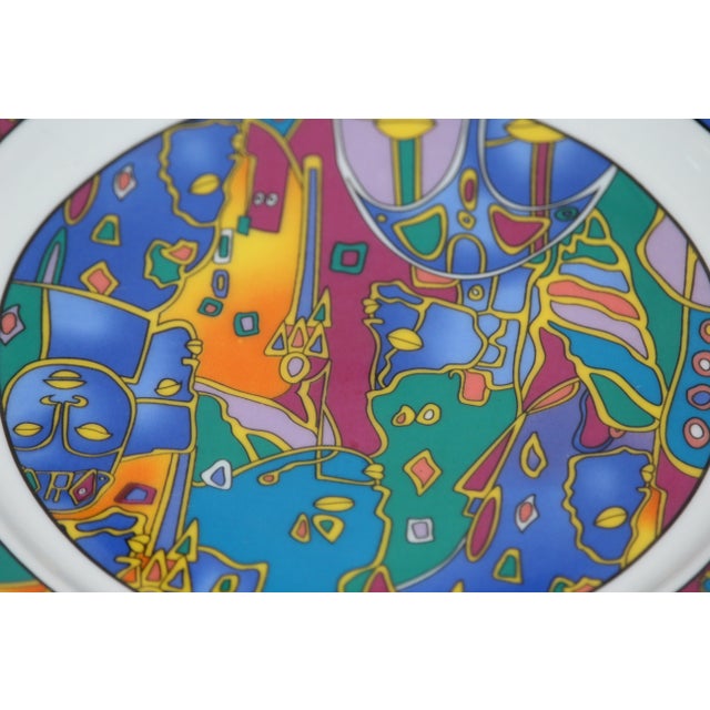 Porcelain Dessert Plates, France, 1990s, Set of 6 For Sale - Image 4 of 18