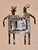 Brutalist Bill & Marcia Finks Primitive Twig Signed Metal Wall Decor Folk Art "Twin Spirt” For Sale - Image 3 of 7