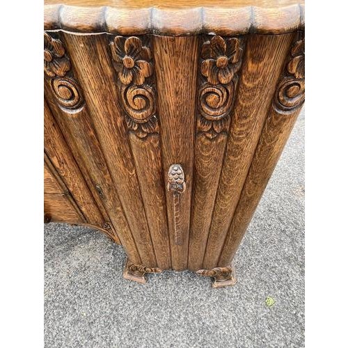 Art Deco Oak Sideboard, 1930s For Sale - Image 16 of 18