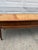 Mid 20th Century Vintage Mid-Century Modern Burl Wood Coffee Table With Inlaid Top, Tapered Legs and Brass Feet For Sale - Image 5 of 12