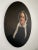 Victorian Original 19th Century American Oval Oil Portrait Painting For Sale - Image 3 of 12