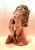 Signed Paper Mache Sculpture, Lovely Lady, by R. Newman, 2004.