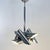 1970s Chromed Structural Pendant Lamp by Oscar Torlasco for Stilkronen, 1960s For Sale - Image 5 of 10