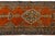 3 X 18 Antique Bakshaeish Persian Wool Runner in Orange-Rust With Tribal Design For Sale In New York - Image 6 of 10
