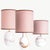 White and Pink Glass Table Lamp from Holmegaard, 1970s For Sale - Image 11 of 13