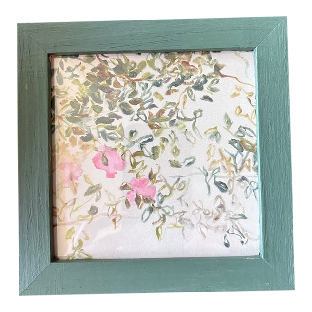 Contemporary Mini 2025 Carolyn Misterek Repro Print in Custom Hand-Painted Frame For Sale