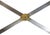 Vintage Italian 20th C Mid-Century Modern Steel & Brass Ram Head Coffee Table For Sale - Image 9 of 18