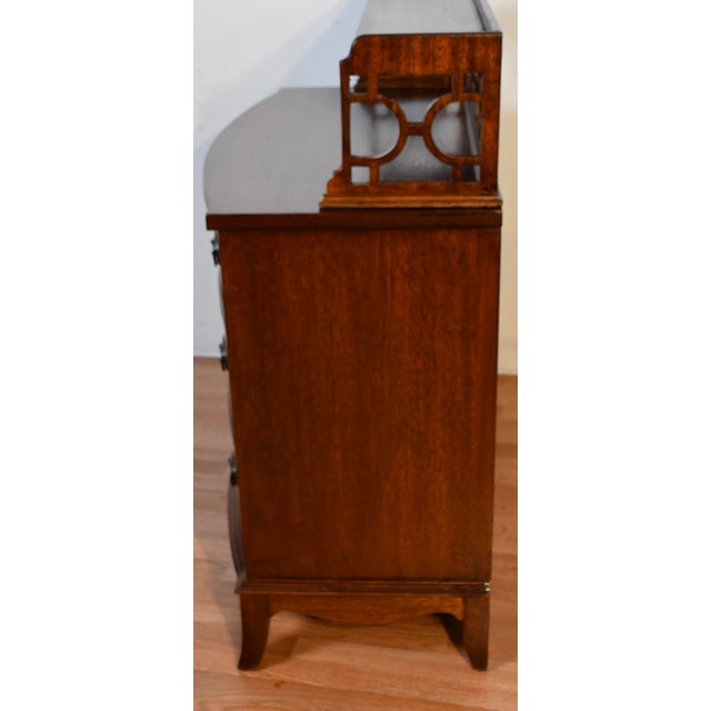 1920s Finch Fine Furniture English Regency Mahogany Commode / Bachelors Chest of Drawers For Sale - Image 12 of 16