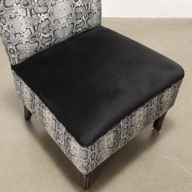 Textile Set of Jungle Collection Multicolor Chairs For Sale - Image 7 of 11