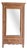 Antique Walnut Bonnetière with Beveled Mirror, 1930s For Sale