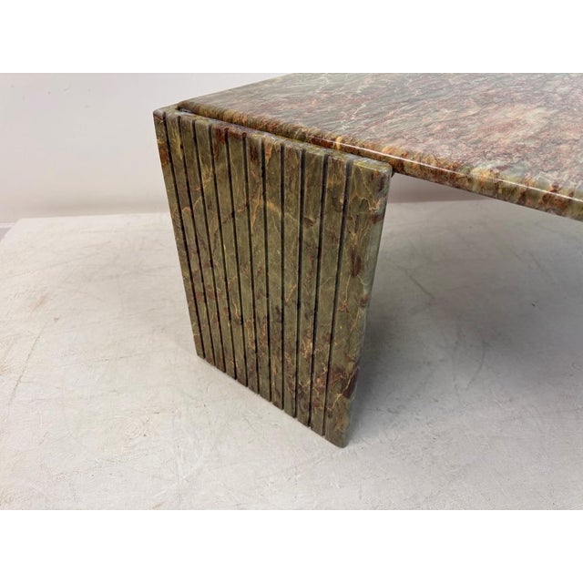 Vintage Eye-Shaped Marble Table, 1990s For Sale - Image 10 of 13