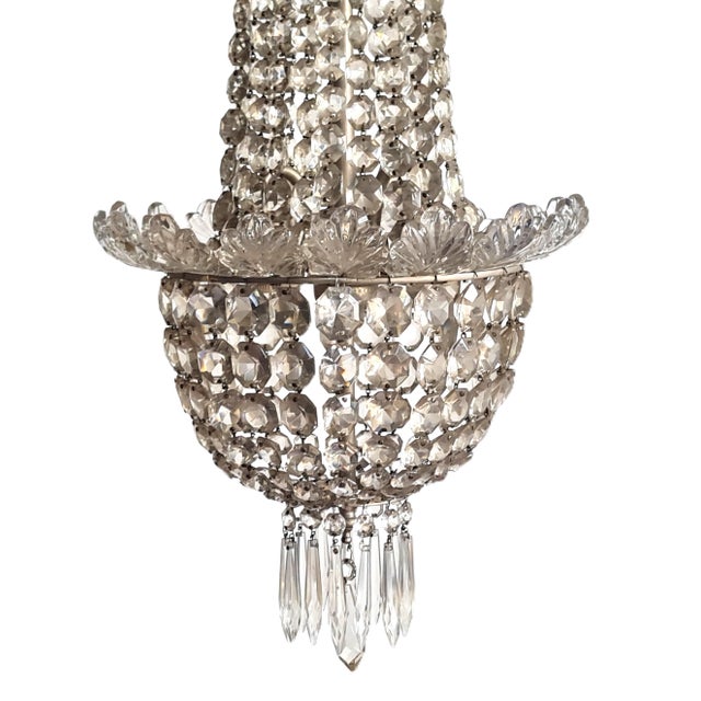 Vienna Crystal Chandelier by Lobmeyr Zahn, 1920s For Sale - Image 3 of 11