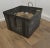 Industrial Industrial Look Iron Banded Log Box, 1890s For Sale - Image 3 of 7