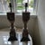 Taupe Shaby Chic Faux Finished Wood Baluster Lamps - a Pair For Sale - Image 8 of 8