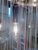 Silver Nickel Polished Chandelier With Tronchi Glass by Lmd Custom Lighting For Sale - Image 8 of 13