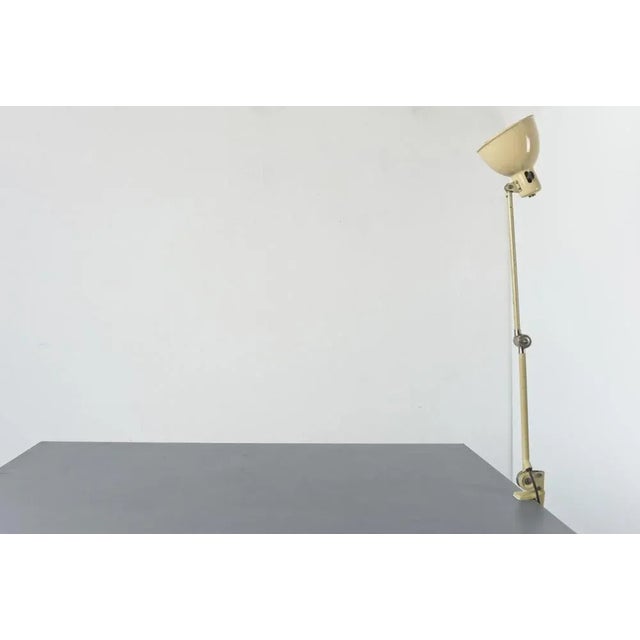Swiss Cream-Colored Clamp Table Lamp from b.a.g. Turgi, 1930s For Sale - Image 17 of 18