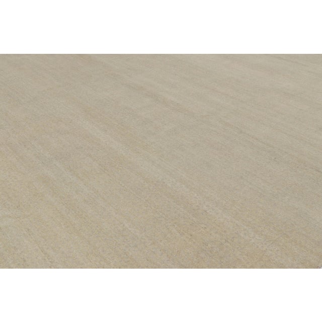 Hand-knotted in wool, this 12x15 contemporary rug is the newest addition to the Rug & Kilim Textural Collection, with an...