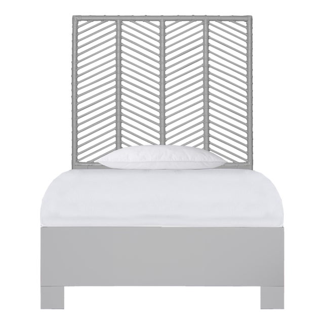 Liam Standard Bed Twin - Light Gray For Sale
