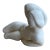 Signed 1970s "Reclining Nude" by Waylande Gregory Textured Porcelain Sculpture for Museum Pieces, Inc. (m.p.i.) For Sale