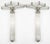 Enormous, important pair of French Art Deco palatial T-shaped Petitot sconces, monumental in scale, these extraordinary...