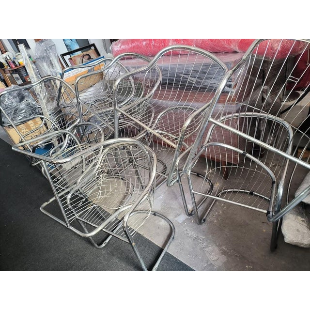 Vintage Italian Sabrina Chairs by Gastone Rinaldi for Rima, 1970s, Set of 4 For Sale - Image 10 of 18