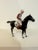 Mid 20th Century Vintage American Cast Metal Racehorse & Jockey Figures — Set of 3 — Made in u.s.A. For Sale - Image 5 of 12