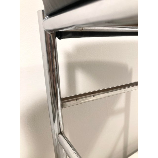 Mid 20th Century Gio Ponti 699 Superleggera Style Chrome Chair For Sale - Image 11 of 15