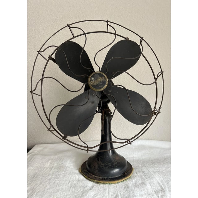 Westinghouse　ウエスティングハウス　小型ヴィンテージ扇風機 ☆ ウェスティングハウス ビンテージ 小型 扇風機 希少な元箱付き ☆