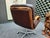 Wood Leather Office Chair by Bernd Münzebrock for Walter Knoll, 1970s For Sale - Image 7 of 11