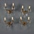 Brown Maria Theresa Style Wall Lights, Set of 4 For Sale - Image 8 of 8