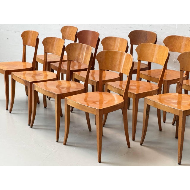 Mid-Century Modern Wooden Chair from Horgenglarus, 1920s For Sale - Image 3 of 18