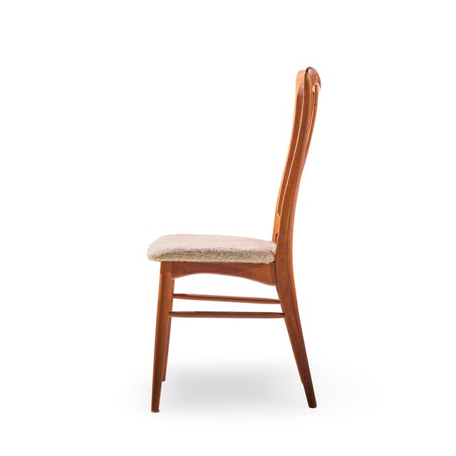 Niels Koefoed for Koefoeds Hornslet Ingrid Mid Century Teak Dining Chairs - Set of 8 For Sale - Image 9 of 18