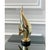 "Fish" A contemporary animal bronze of a fish, its body abstracted into a single elegant, upswept form that tapers to a...