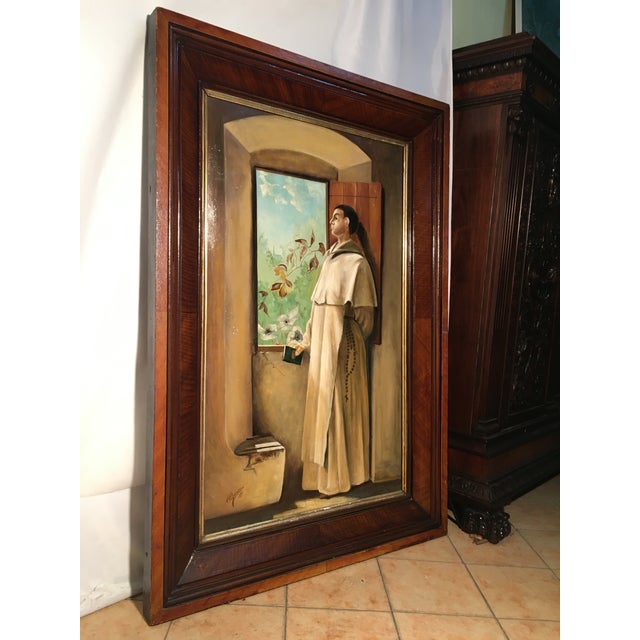 Religious Scene, 1931, Oil Painting on Board, Framed For Sale - Image 16 of 18